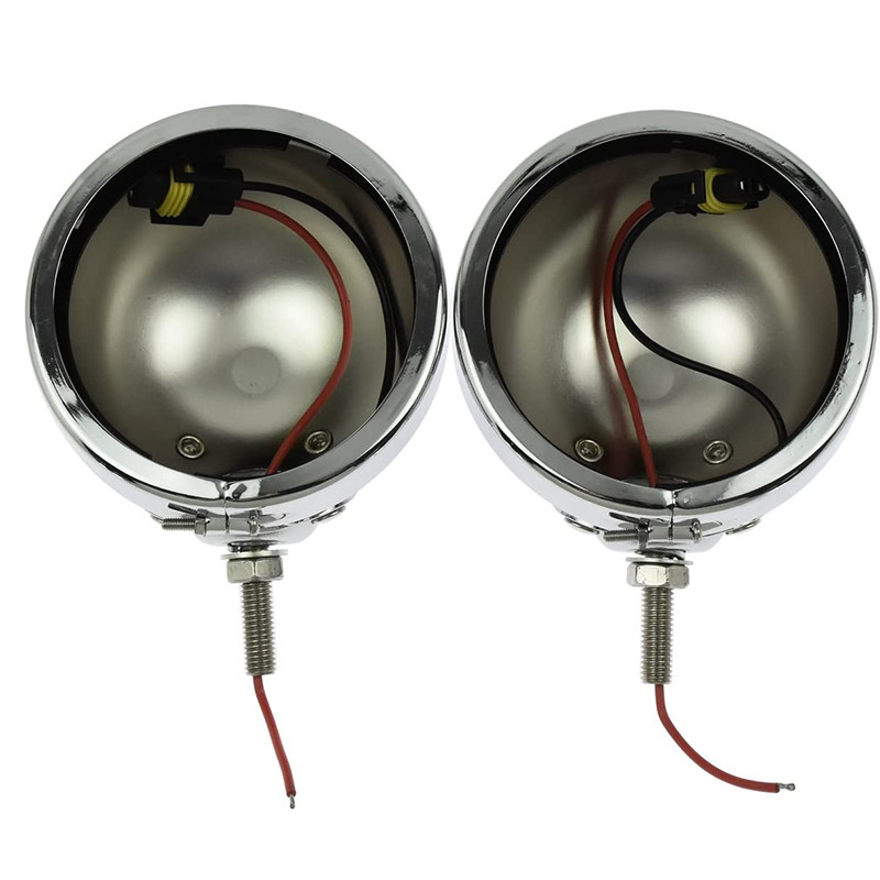 4,5-инчова кофа за монтажен пръстен на скобата на корпуса за 4,5-инчова спомагателна точкова минаваща светлина за мъгла Electra Glide