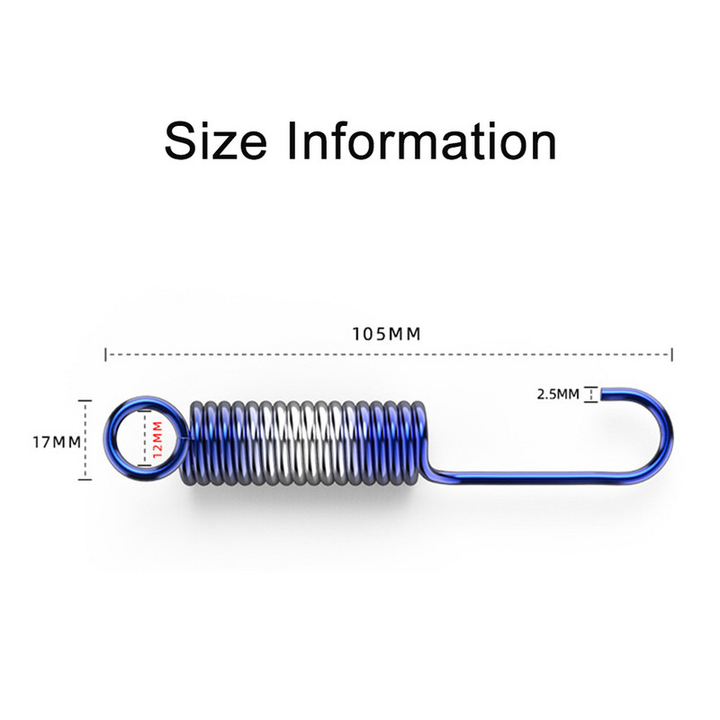 Motocyklové horiace titánové pružinové kolobežky CG125 bočná opora pružiny statív stojan všeobecné motocyklové príslušenstvo
