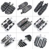 Motocyklové gumené opierky nôh s mužským držiakom, podlahová doska pre Harley Iron XL 883 1200 Street 750 500 Touring Custom Dyna Softail