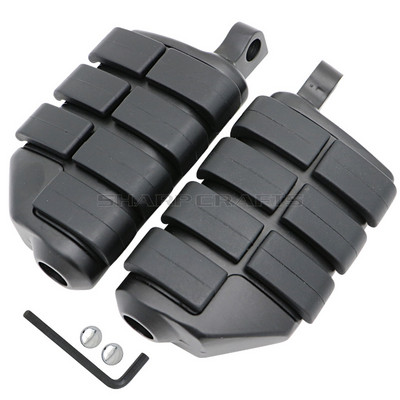 Motocyklové gumené opierky nôh s mužským držiakom, podlahová doska pre Harley Iron XL 883 1200 Street 750 500 Touring Custom Dyna Softail