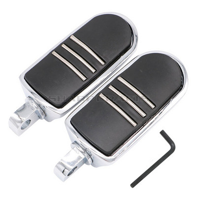 Motocyklové gumené opierky nôh s mužským držiakom, podlahová doska pre Harley Iron XL 883 1200 Street 750 500 Touring Custom Dyna Softail