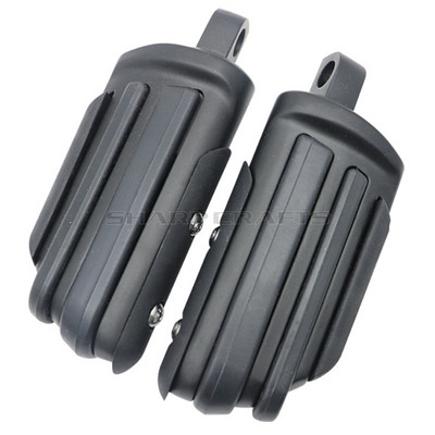 Motocyklové gumené opierky nôh s mužským držiakom, podlahová doska pre Harley Iron XL 883 1200 Street 750 500 Touring Custom Dyna Softail