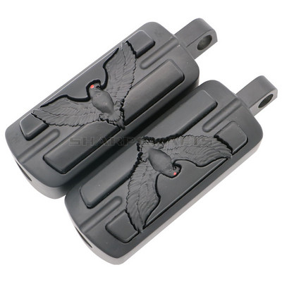 Motocyklové gumené opierky nôh s mužským držiakom, podlahová doska pre Harley Iron XL 883 1200 Street 750 500 Touring Custom Dyna Softail