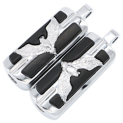 Motocyklové gumené opierky nôh s mužským držiakom, podlahová doska pre Harley Iron XL 883 1200 Street 750 500 Touring Custom Dyna Softail