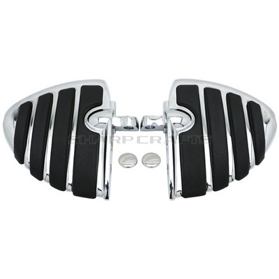 Motocyklové gumené opierky nôh s mužským držiakom, podlahová doska pre Harley Iron XL 883 1200 Street 750 500 Touring Custom Dyna Softail