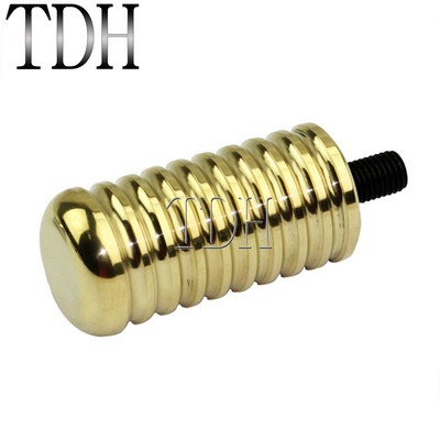 Sárgaréz bordázott tüskés váltócsap a Harley Sportster XL883 XL1200 XL48 XL72 lábujjváltó csapokhoz Street Chopper Cafe Racerhez