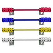 1 készlet univerzális motorkerékpár alumínium ötvözet láb Pedálrúd Dirt Bike robogóhoz Moped Go Kart ATV Egyenes csöves pedál