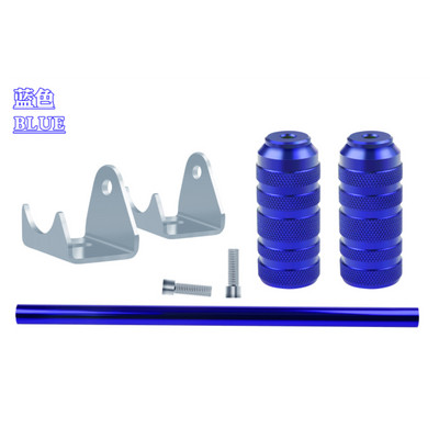 1 készlet univerzális motorkerékpár alumínium ötvözet láb Pedálrúd Dirt Bike robogóhoz Moped Go Kart ATV Egyenes csöves pedál