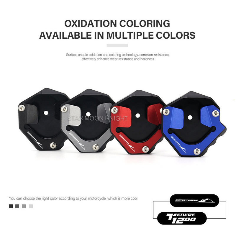 Placă de mărire a suportului lateral pentru motociclete pentru Yamaha XTZ XT 1200 Z ZE Super Tenere XT1200Z XT1200ZE 2014-2020 Pad de extensie pentru suport