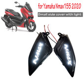 Motociklo galinis mažas šoninis dangtelis su lengvu dekoratyviniu dangteliu, anglies pluoštu, skirtas Yamaha Nmax155 Nmax 155 125 NMAX125 2020 2021 m.
