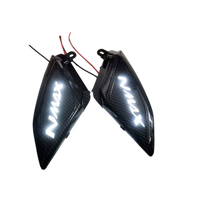 Motociklo galinis mažas šoninis dangtelis su lengvu dekoratyviniu dangteliu, anglies pluoštu, skirtas Yamaha Nmax155 Nmax 155 125 NMAX125 2020 2021 m.