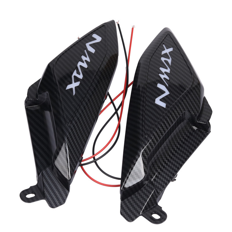 Motociklo galinis mažas šoninis dangtelis su lengvu dekoratyviniu dangteliu, anglies pluoštu, skirtas Yamaha Nmax155 Nmax 155 125 NMAX125 2020 2021 m.