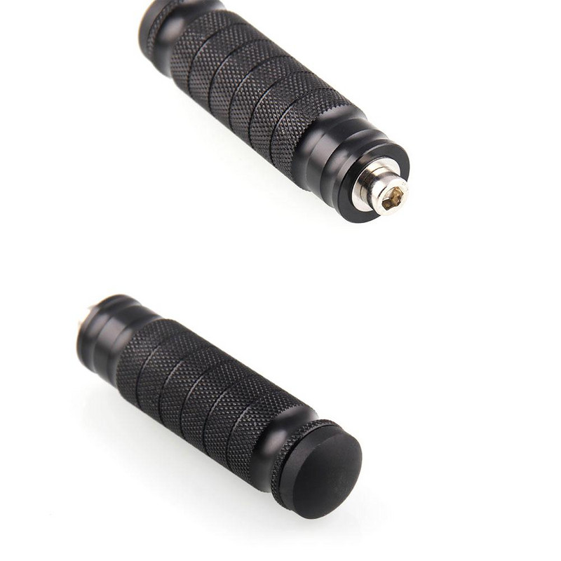 1 pár CNC motorkerékpár hátsó lábtámasz pedálok M8 6063 alumínium Refit tartós univerzális lábtartók lábtartók 102X26X26mm