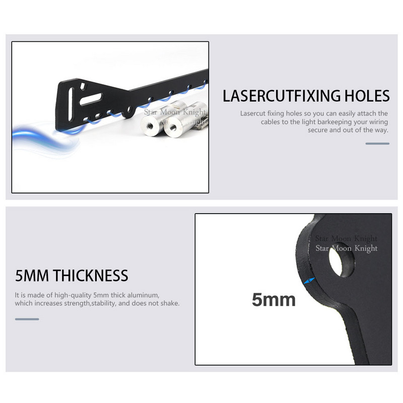 BMW R 1200 gs 1250 GS R1200GS R1250GS-hez Motorkerékpár segédfényszóró Spotlámpatartó tartó Ködlámpa tartókonzolok