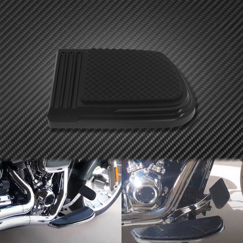 Motorkerékpár CNC kis fékpedál betét burkolat fekete króm Harley Softail FLSB Breakout FXBR FXBRS 114 115 116 2018-2020