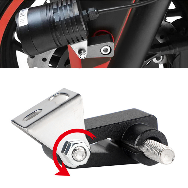 Motorkerékpár alsó villára szerelhető reflektortartó lámpatartó Led munkalámpa tartókonzol Ködlámpa spotlámpák oszloptartó talp