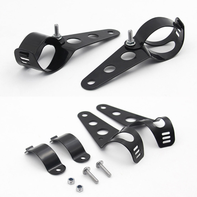 Držiaky svetlometov, svorky smerových svetiel, príslušenstvo pre motocykle pre vidlicové trubky 35 mm – 43 mm, 1 pár