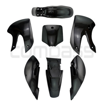 Sada plastových blatníkov na motocykel, kompletný kryt karosérie, blatník pre Kawasaki KLX110 KX65 Suzuki DRZ110