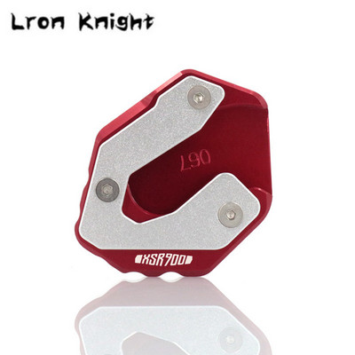 A YAMAHA MT-09 MT 09 MT09 Tracer XSR900 XSR 900 motorkerékpárhoz CNC kitámasztó láb oldalsó állvány hosszabbító párna tartólemeze nagyítás