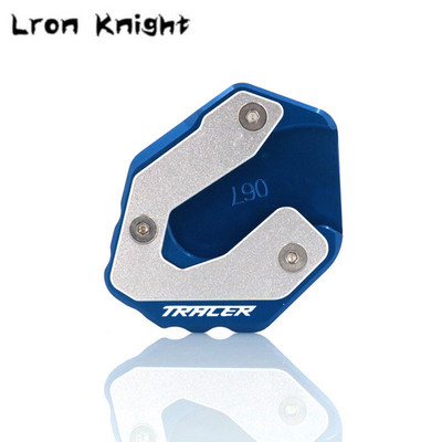 A YAMAHA MT-09 MT 09 MT09 Tracer XSR900 XSR 900 motorkerékpárhoz CNC kitámasztó láb oldalsó állvány hosszabbító párna tartólemeze nagyítás