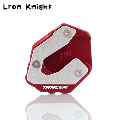 A YAMAHA MT-09 MT 09 MT09 Tracer XSR900 XSR 900 motorkerékpárhoz CNC kitámasztó láb oldalsó állvány hosszabbító párna tartólemeze nagyítás