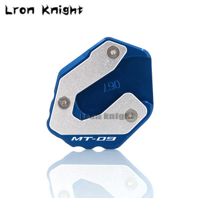 A YAMAHA MT-09 MT 09 MT09 Tracer XSR900 XSR 900 motorkerékpárhoz CNC kitámasztó láb oldalsó állvány hosszabbító párna tartólemeze nagyítás