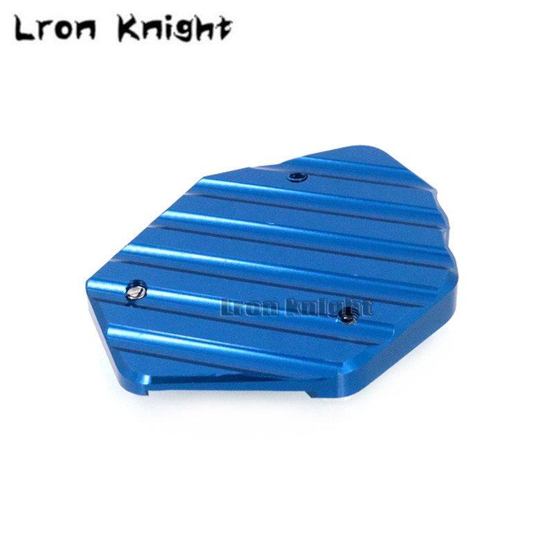 A YAMAHA MT-09 MT 09 MT09 Tracer XSR900 XSR 900 motorkerékpárhoz CNC kitámasztó láb oldalsó állvány hosszabbító párna tartólemeze nagyítás