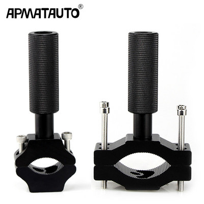 Suport pentru bară de extensie pentru motociclete de 30 mm și 55 mm pentru reflectoare pentru off-road Suport extern fix pentru lampă extensie pentru iluminare Suport mâner furcă