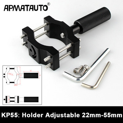 30 mm 55 mm držiak predlžovacej tyče pre motocykel, reflektor, terénny vonkajší pevný držiak lampy, predĺženie osvetlenia, držiak rukoväte vidlice