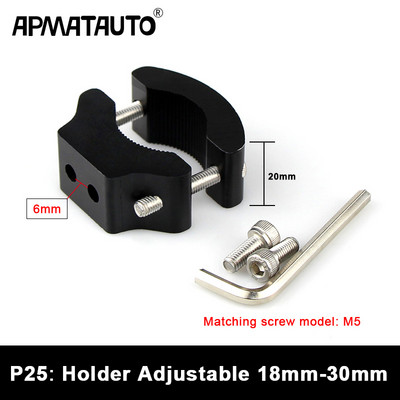 30 mm 55 mm držiak predlžovacej tyče pre motocykel, reflektor, terénny vonkajší pevný držiak lampy, predĺženie osvetlenia, držiak rukoväte vidlice