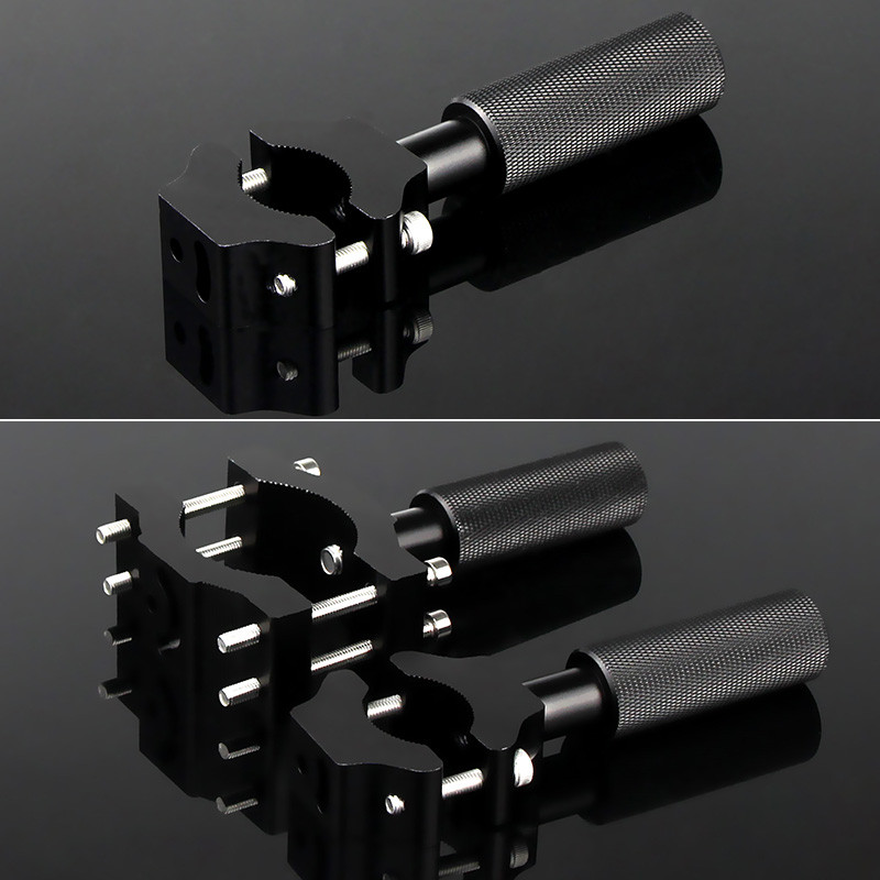 30 mm 55 mm držiak predlžovacej tyče pre motocykel, reflektor, terénny vonkajší pevný držiak lampy, predĺženie osvetlenia, držiak rukoväte vidlice