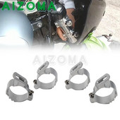 1 sada motocyklových štvrťových svetlometov, čelné sklo 35-50 mm, 45 mm, 49 mm, uchytenie vidlice pre Harley Sportster XL 883 1200 Dyna