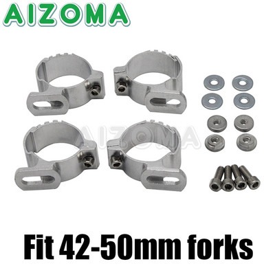 1 sada motocyklových štvrťových svetlometov, čelné sklo 35-50 mm, 45 mm, 49 mm, uchytenie vidlice pre Harley Sportster XL 883 1200 Dyna