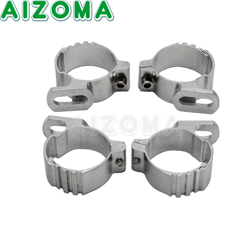 1 sada motocyklových štvrťových svetlometov, čelné sklo 35-50 mm, 45 mm, 49 mm, uchytenie vidlice pre Harley Sportster XL 883 1200 Dyna