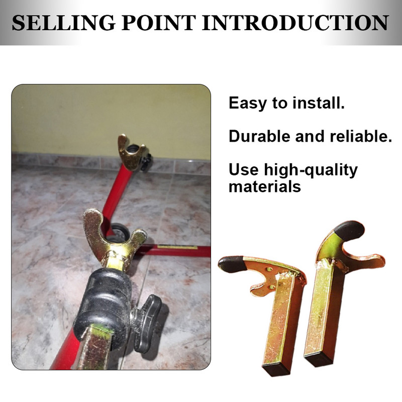 2 ks stojanov na motocykle, podpera kolesa, stojan na rám, otočné rameno, zdvíhací hák, vidlica, príslušenstvo pre motocykle v štýle U