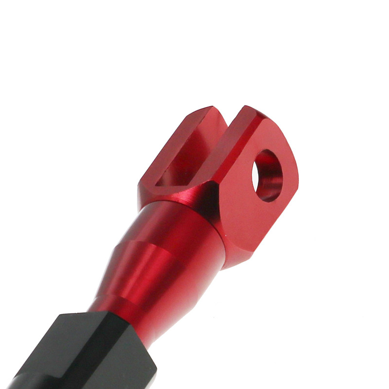 MoFlyeer motorkerékpár állítható magasságú, 21-25 cm-es támasztóállványok Motoros roller módosított lábtartó CNC alumínium ötvözet oldalsó állvány