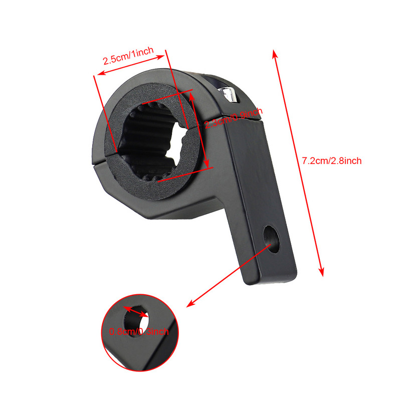 2 ks držiak na hmlové svetlo, univerzálny držiak na diaľkové svetlomety, 15-30 mm pre držiak hmlových svetiel do auta a motocykla, nárazník
