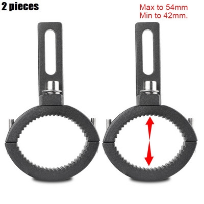 Suport clemă faruri pentru motociclete 42 mm-54 mm Tub lampă furcă CNC Mâner pentru motociclete Suport pentru bara de protecție Suport de montare reglabil