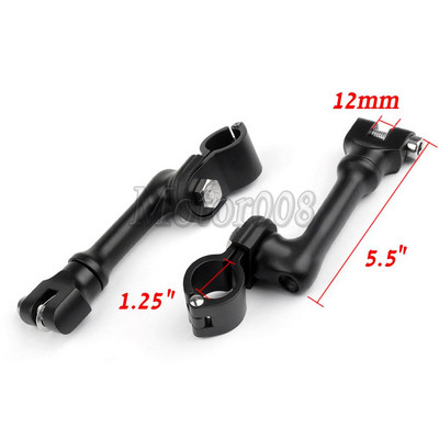 Svorka na upevnenie nôh pre motocykel 1" 26 mm 1,25" 32 mm 1,5" 38 mm pre diaľnicu 5,5" Longhorn pre kryt motora Yamaha, Suzuki, Harley, Honda