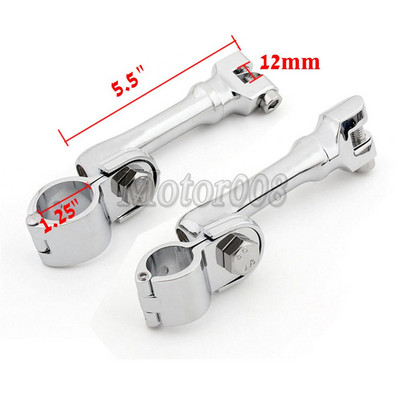 Svorka na upevnenie nôh pre motocykel 1" 26 mm 1,25" 32 mm 1,5" 38 mm pre diaľnicu 5,5" Longhorn pre kryt motora Yamaha, Suzuki, Harley, Honda
