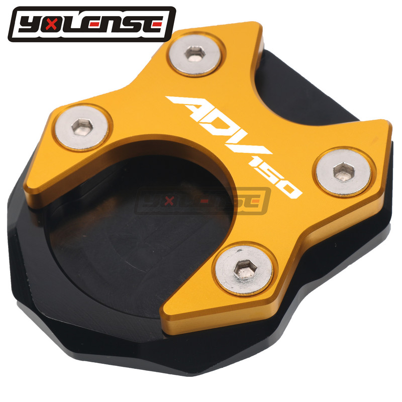 Pre HONDA ADV150 ADV 150 adv-150 2019 2020 2021 Motocykel CNC hliníkový stojan predlžovacia podložka pre bočný stojan