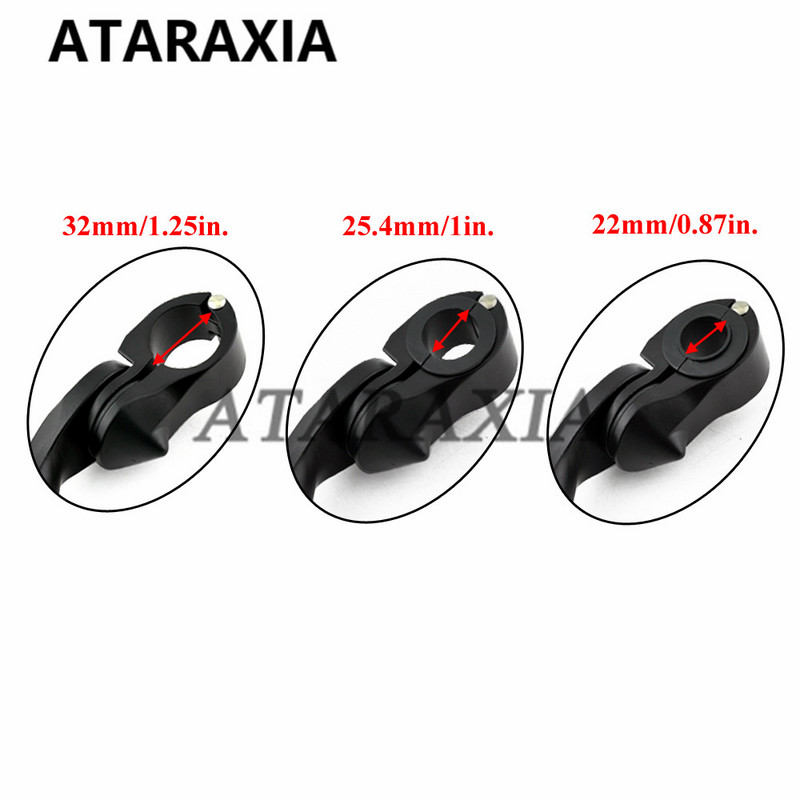 Motorkerékpár 32 mm-es motorvédő autópálya lábtartók lábtartó rögzítő lábtartó pedál Harley Touring Sportster XL883 Dyna Softailhez