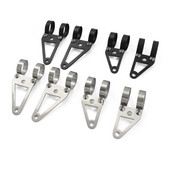 Testreszabott 27-60 mm-es univerzális alumínium és rozsdamentes acél fényszóró beállító tartó fényszóró rögzítő tartó retro motorkerékpárhoz