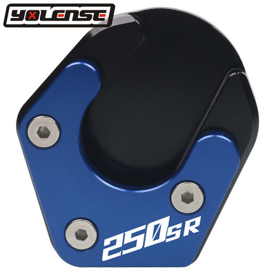 Emblémával a CFMOTO CF 250SR 300SR 250 SR 300 SR motorkerékpár támasztó lábhoz, oldalsó állvány hosszabbító lemez alátét logóval