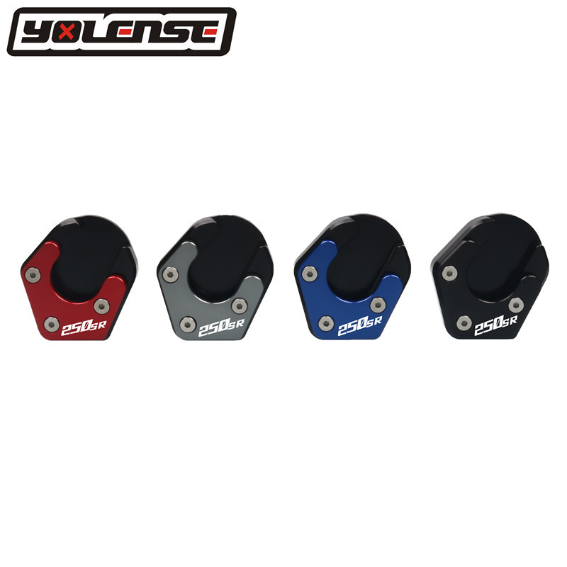 Emblémával a CFMOTO CF 250SR 300SR 250 SR 300 SR motorkerékpár támasztó lábhoz, oldalsó állvány hosszabbító lemez alátét logóval