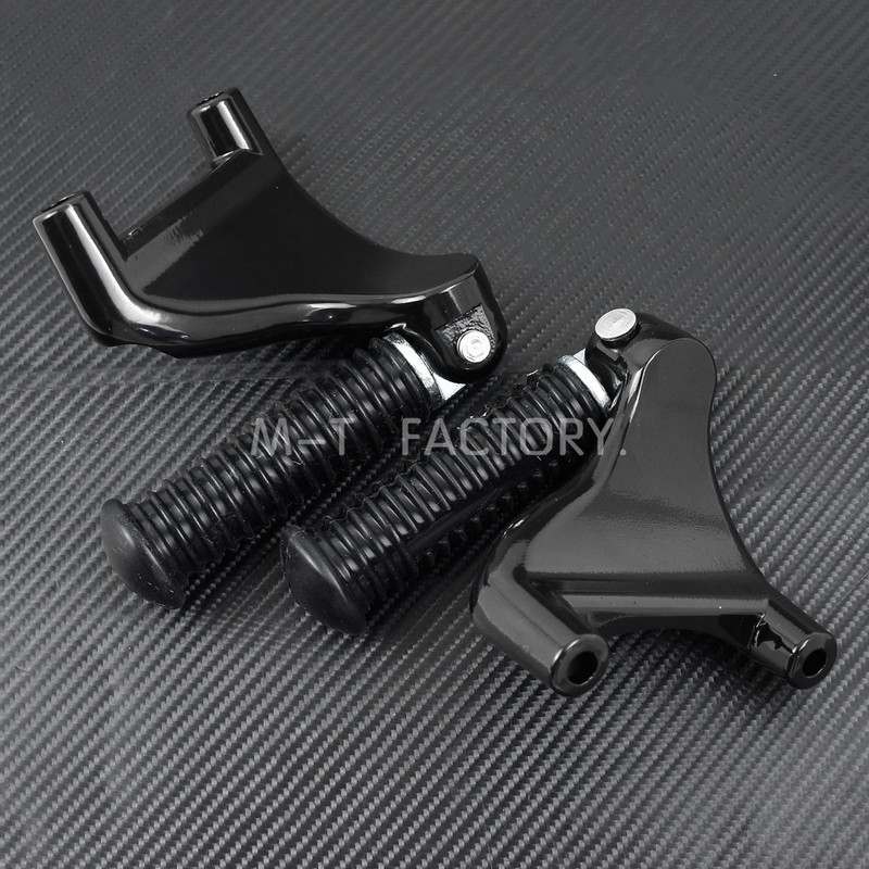 Motorkerékpár hátsó utas lábtartó rögzítőkészlet lábtámaszok Pedálrögzítő konzol lábtartó Harley Sportster XL 883 1200 2000-2013