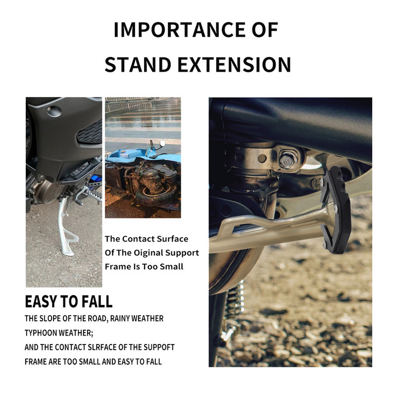 Pre Yamaha XT 1200 Z Super Tenere 1200 XT1200Z XT1200ZE 2014-2020 Predlžovacia podložka pre motocyklový stojan Bočný stojan Zväčšovacia doska