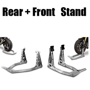 HZYEYO Hliníkový stojan na kolesá motocykla Fear a nástroj na opravu pneumatík z predného rámu, T009