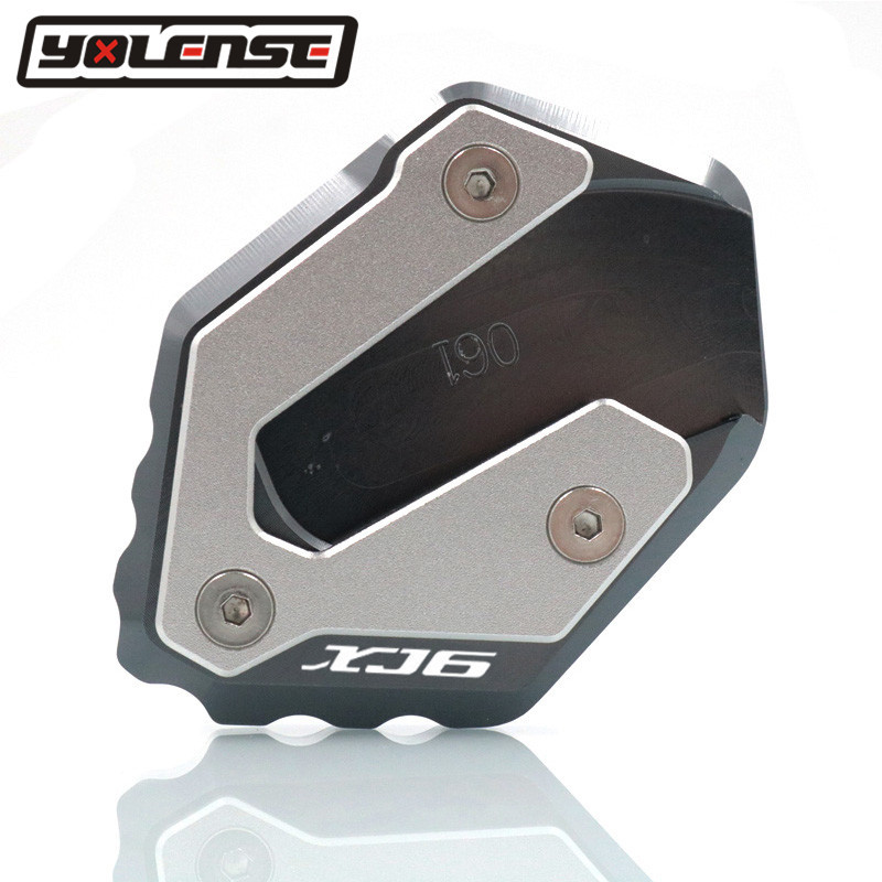 Motorkerékpár CNC kitámasztó láb oldalsó állvány hosszabbító pad tartólemeze nagyítás Yamaha XJ6 XJ6F XJ6N DIVERSION 2009-2015