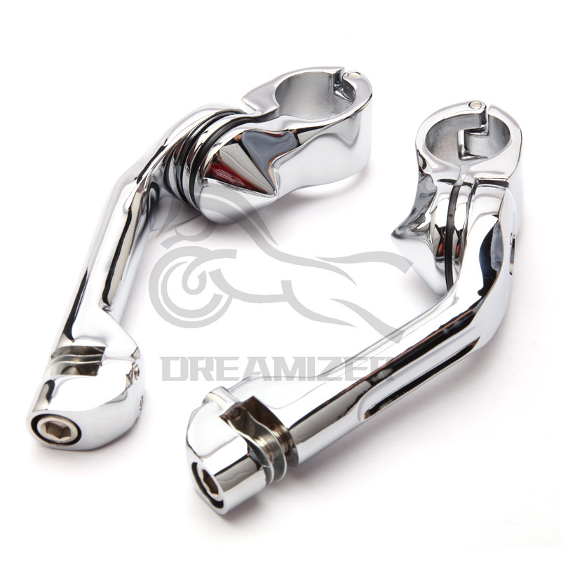 Motocyklové stupačky na diaľnicu, opierka na nohy pre Harley Davidson Road Street Glide FLHX XL 883 1200 Dyna Custom, ochrana motora, pedál